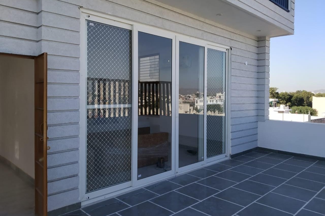uPVC sliding door system installed at a residence
